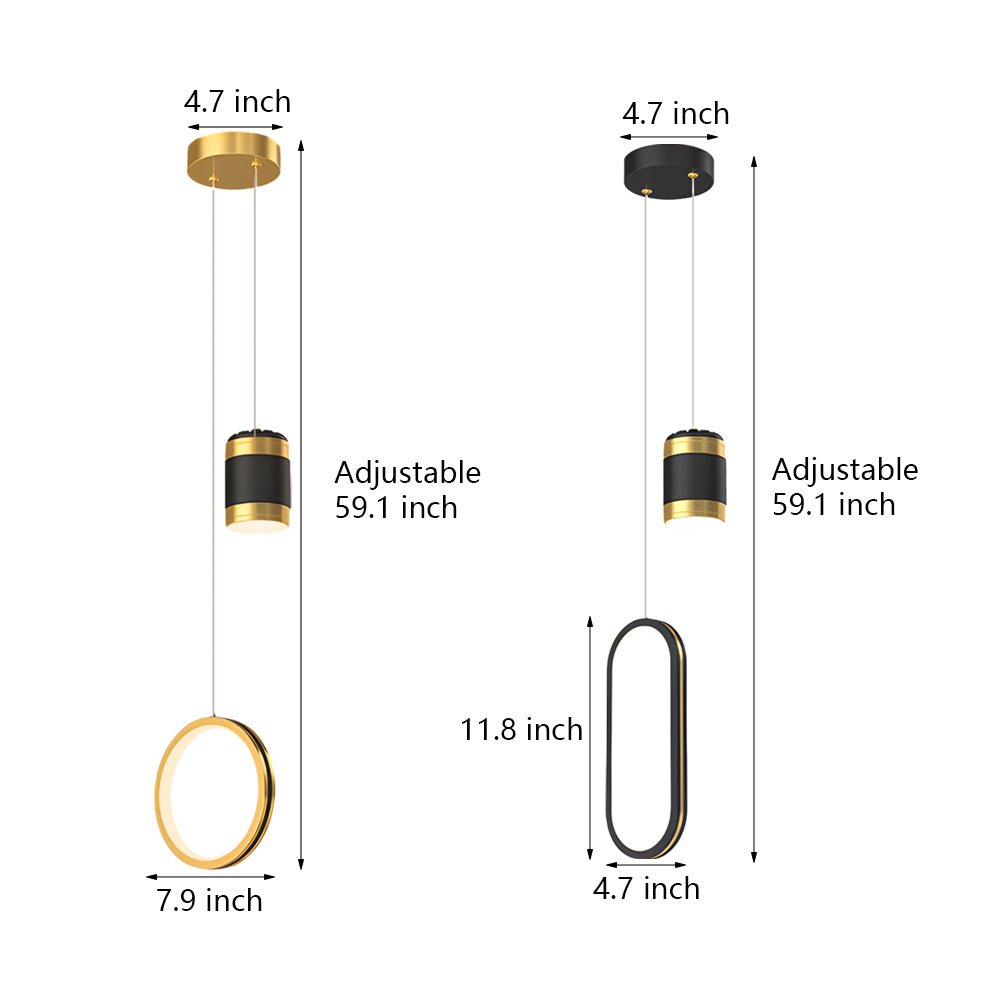 ASTRAL VISTA THREE-TIER DIMMABLE LED PENDANT LIGHT
