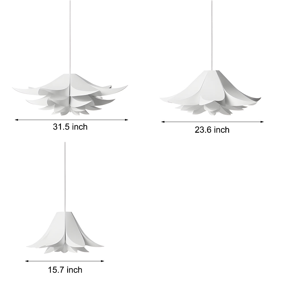 WINTERBOURNE PETAL-INSPIRED THREE-TIER DIMMING CHANDELIER