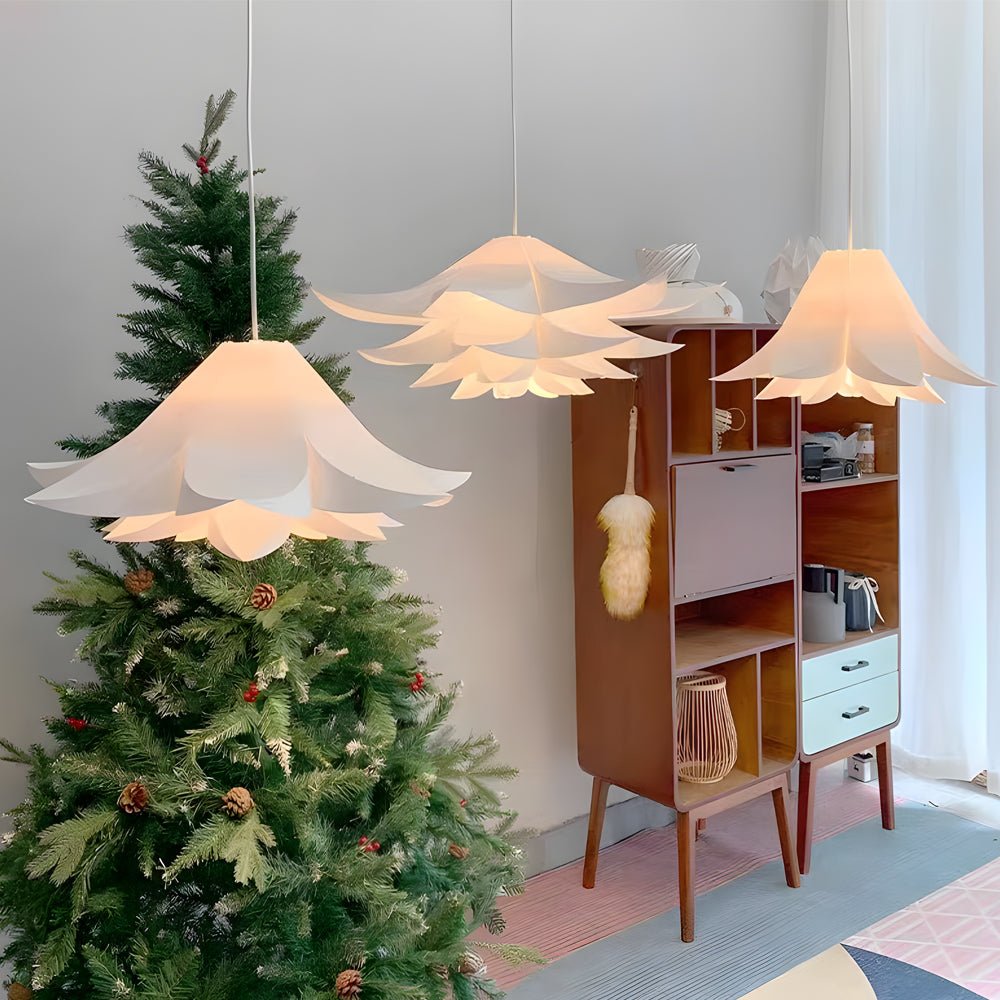 WINTERBOURNE PETAL-INSPIRED THREE-TIER DIMMING CHANDELIER