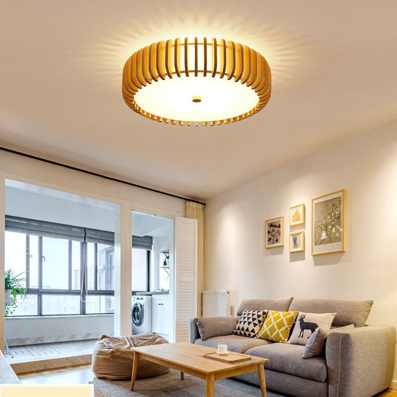 WINTERBOURNE WOODEN TRIO DIMMER CEILING LAMP