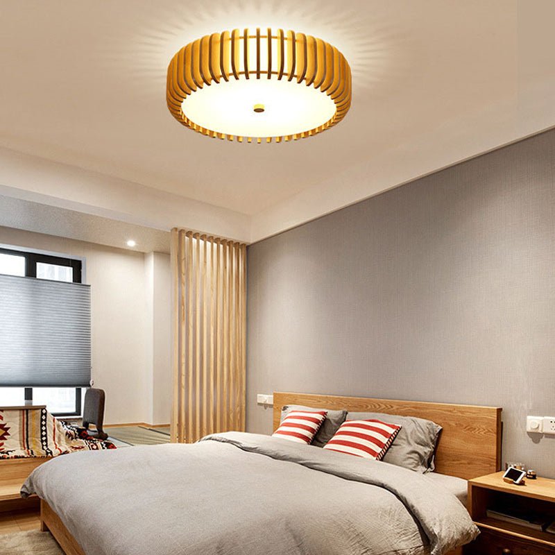 WINTERBOURNE WOODEN TRIO DIMMER CEILING LAMP