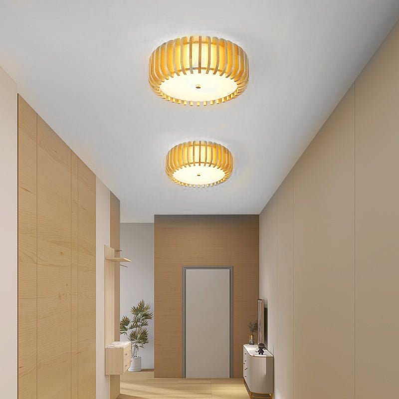 WINTERBOURNE WOODEN TRIO DIMMER CEILING LAMP