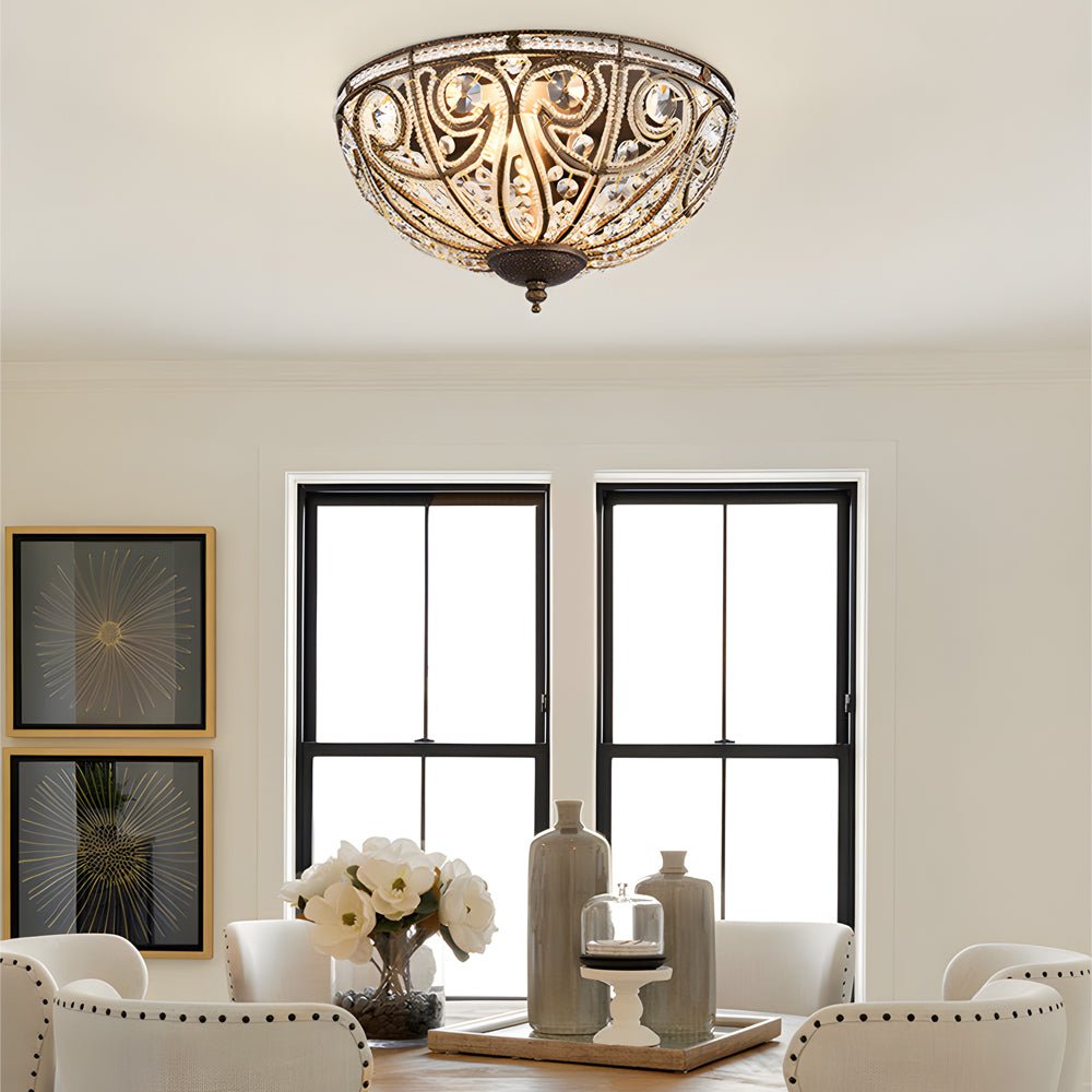 WINDSOR CRYSTAL EMBELLISHED CEILING LANTERN
