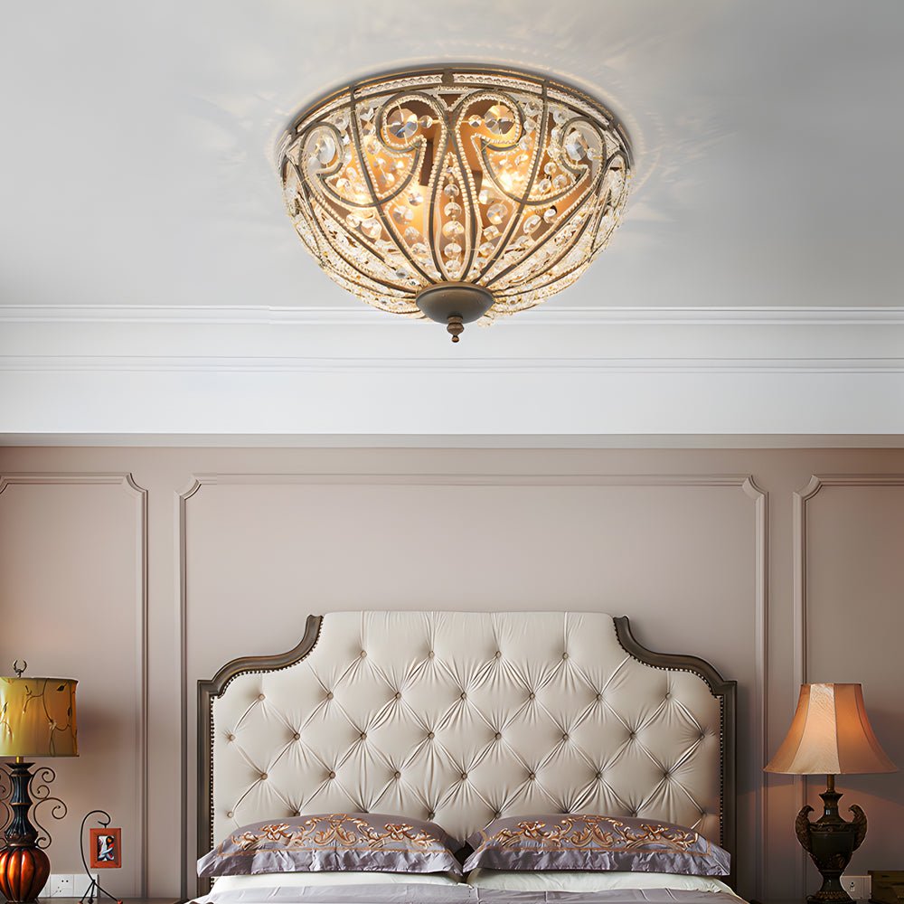 WINDSOR CRYSTAL EMBELLISHED CEILING LANTERN