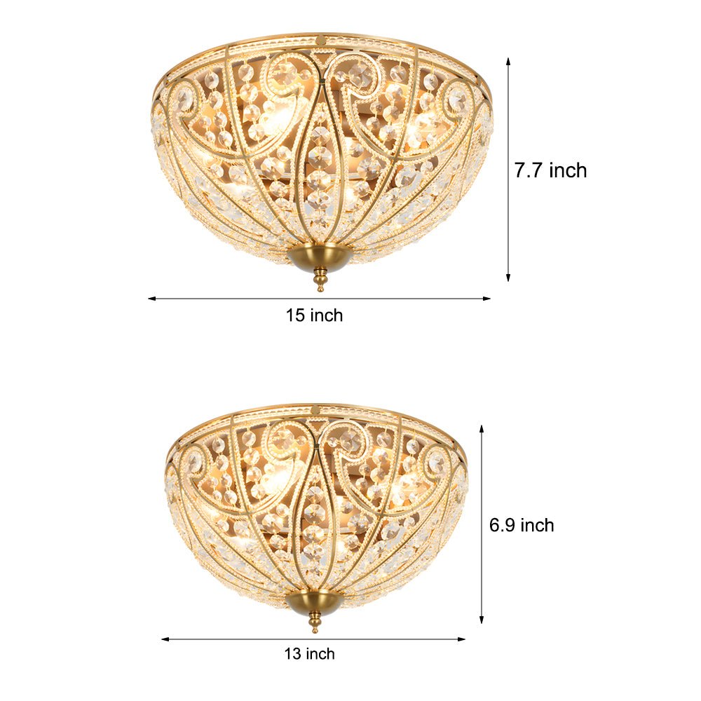 WINDSOR CRYSTAL EMBELLISHED CEILING LANTERN