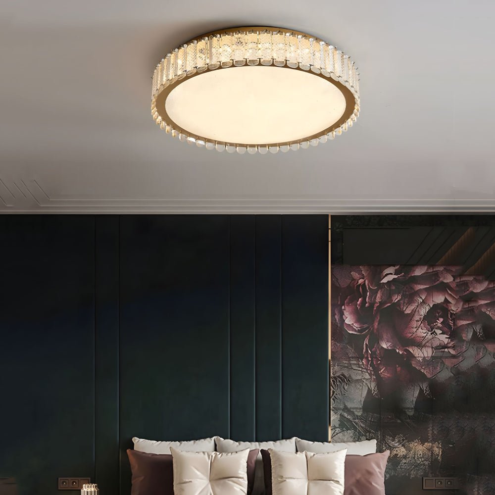 WINDSOR CRYSTAL EMBELLISHED FLUSH MOUNT LIGHTING