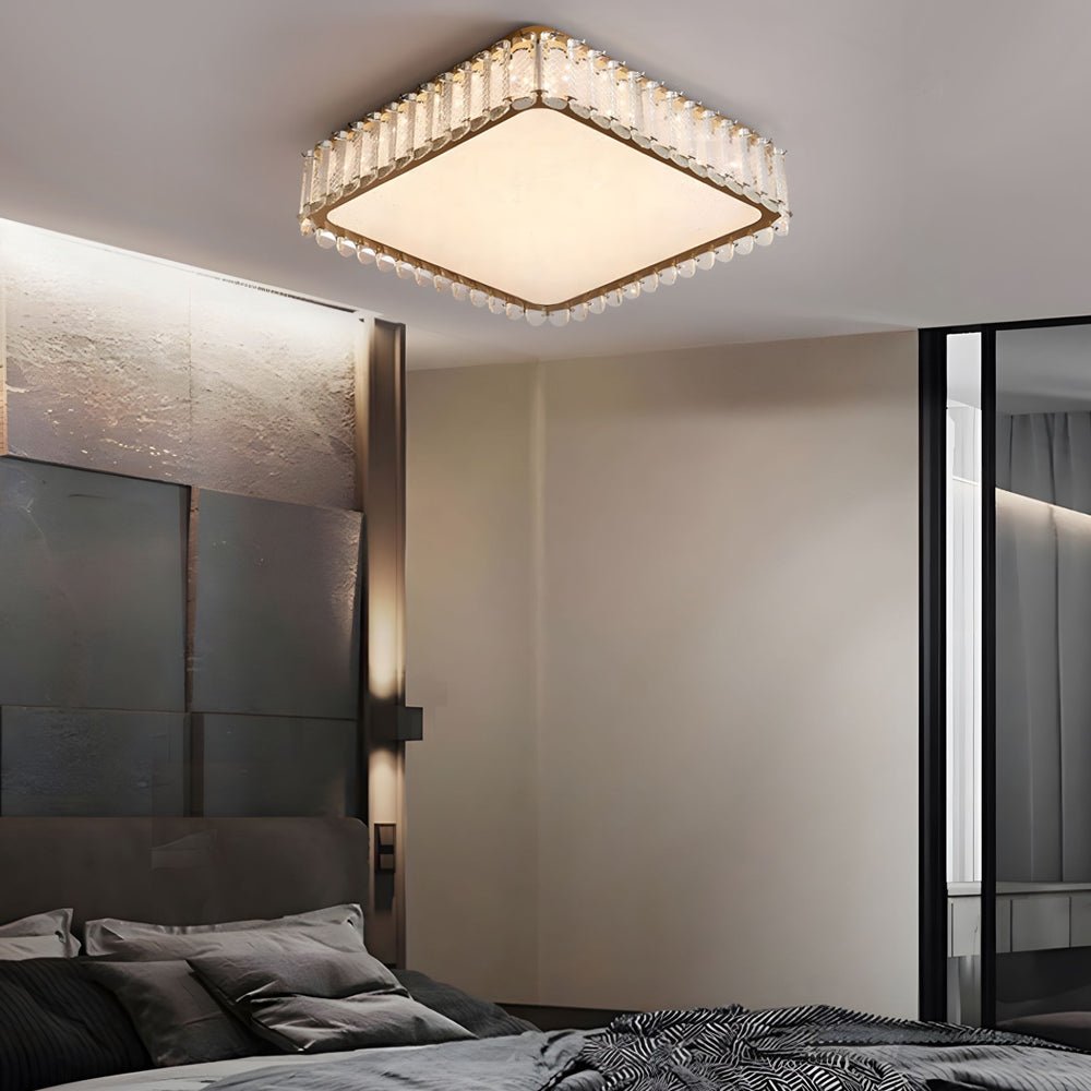 WINDSOR CRYSTAL EMBELLISHED FLUSH MOUNT LIGHTING