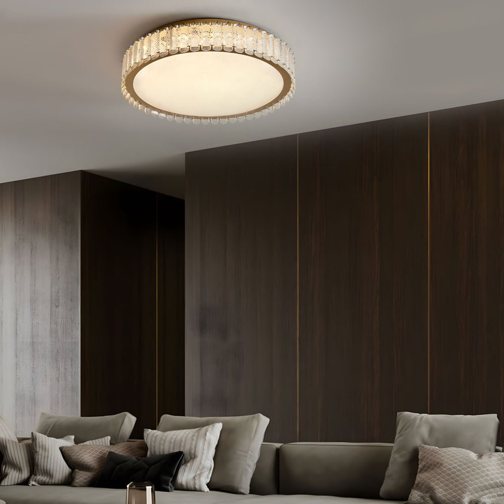 WINDSOR CRYSTAL EMBELLISHED FLUSH MOUNT LIGHTING