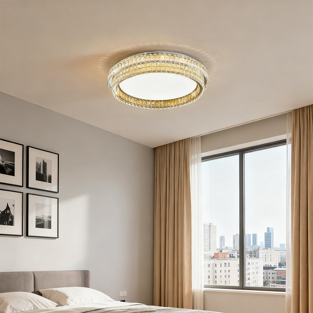 WINCHESTER CRYSTAL FLUSH-MOUNT ILLUMINATION