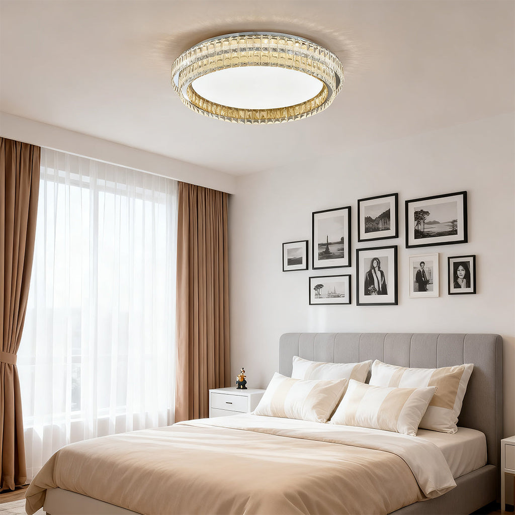 WINCHESTER CRYSTAL FLUSH-MOUNT ILLUMINATION