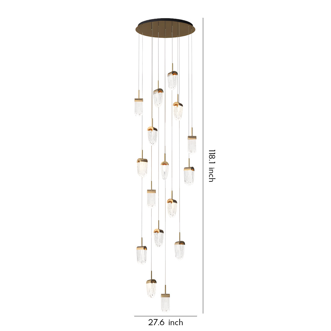 WINTHROP GOLDEN ASCENT CEILING LANTERN