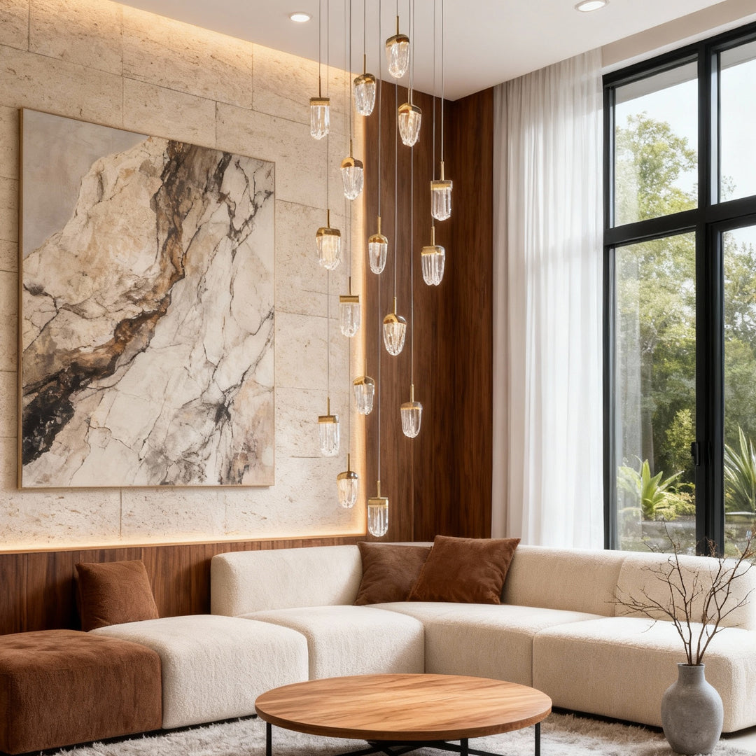 WINTHROP GOLDEN ASCENT CEILING LANTERN