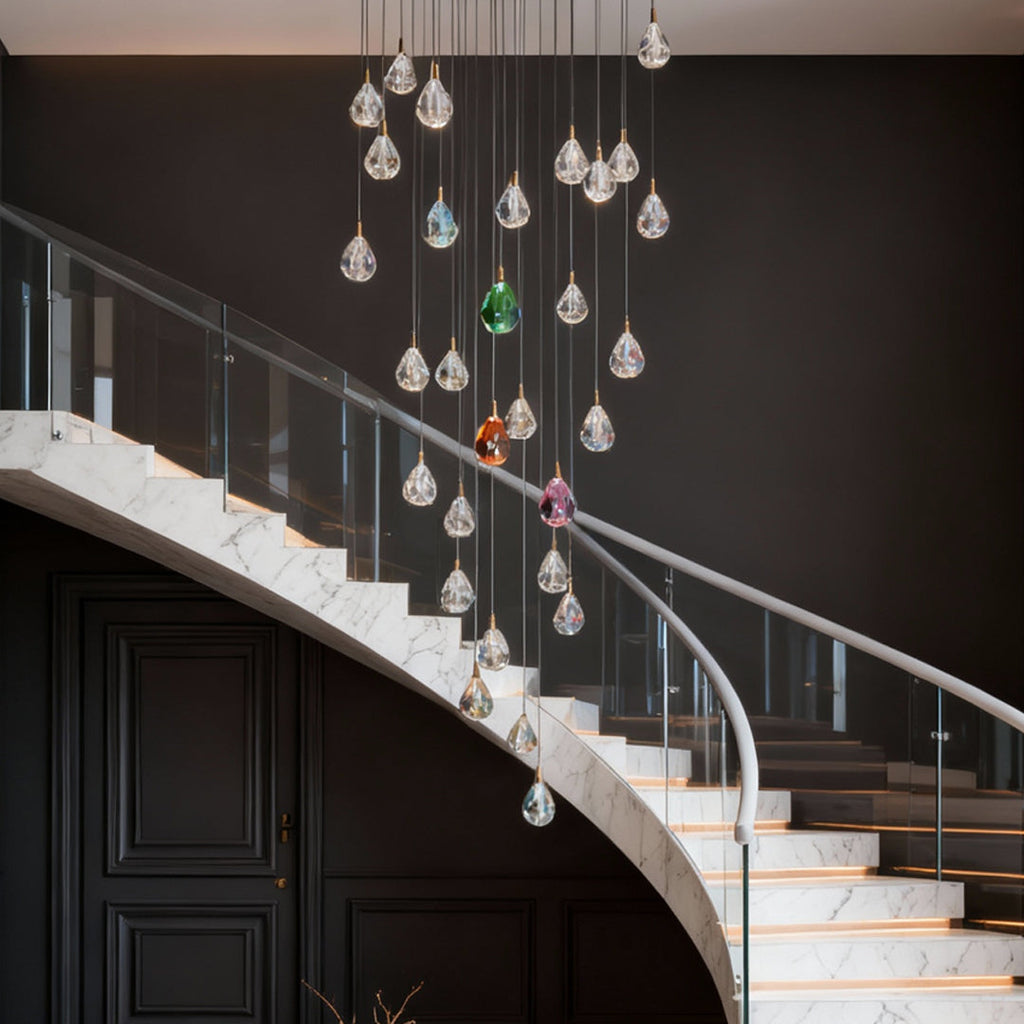 WINTHROP CRYSTAL STAIRCASE LUMINAIRE