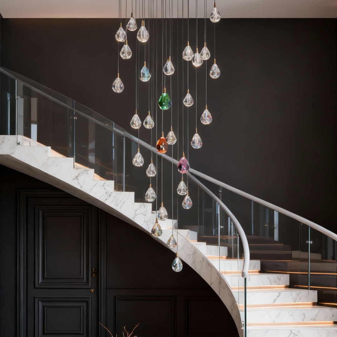 WINTHROP CRYSTAL STAIRCASE LUMINAIRE