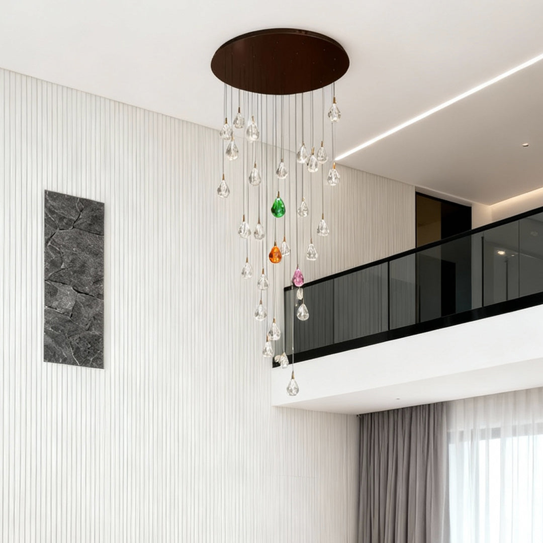 WINTHROP CRYSTAL STAIRCASE LUMINAIRE
