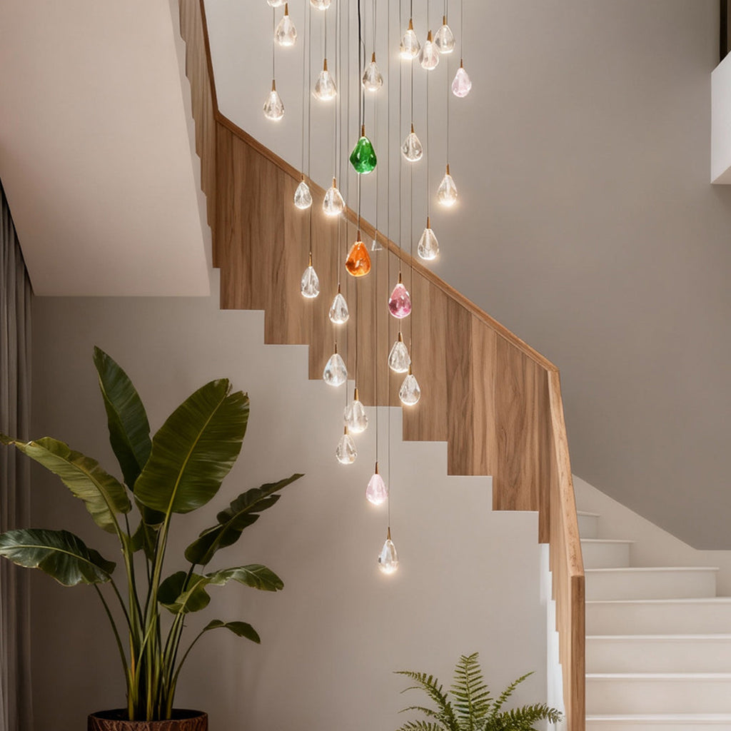 WINTHROP CRYSTAL STAIRCASE LUMINAIRE