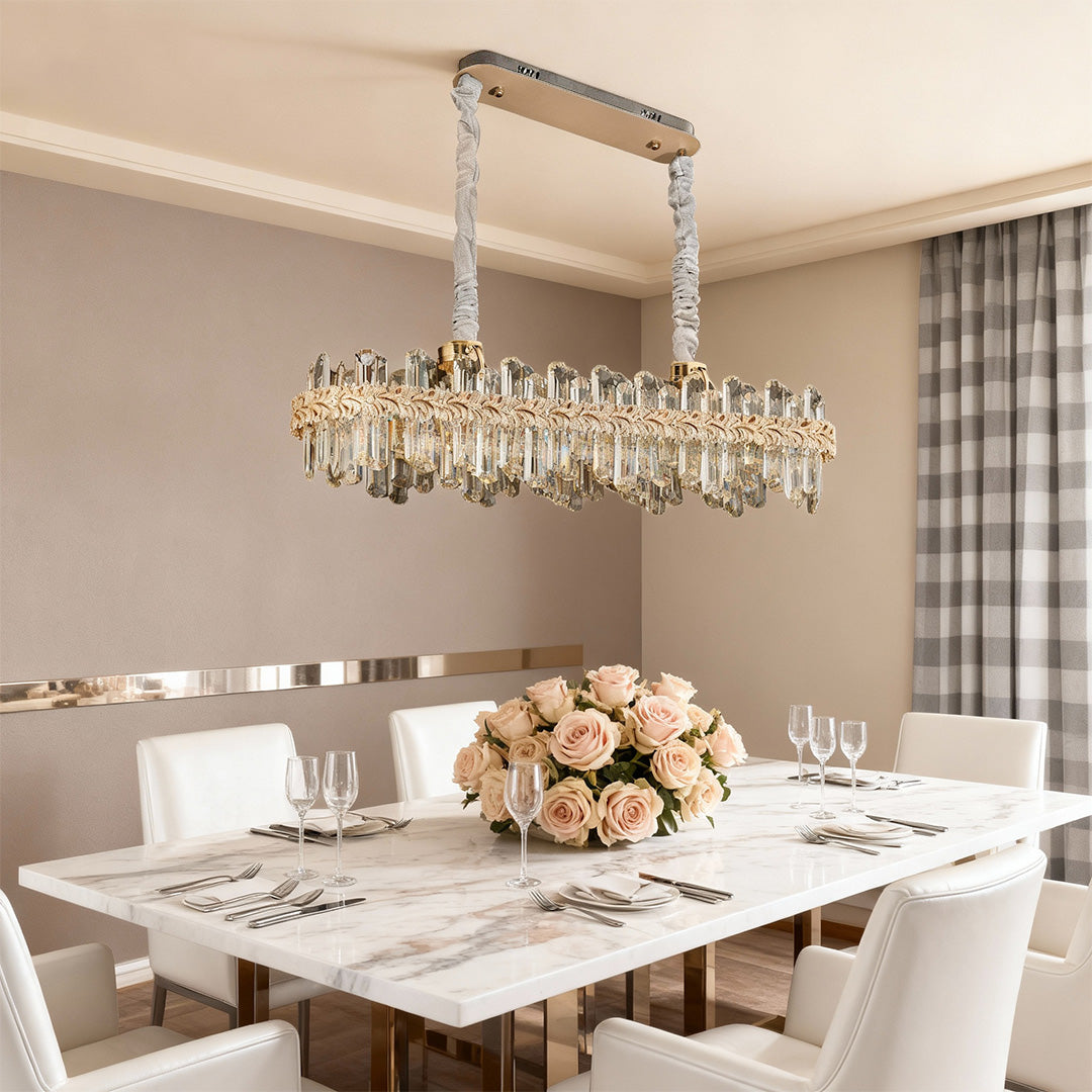 WINSLOW CRYSTAL SPHERE CEILING CHANDELIER"  
2. "HARTFORD GLASS TEARDROP CEILING LANTERN"  
3. "CAVENDISH LUXE RAINBOW CRYSTAL LIGHT FIXTURE"  
4. "BRAMBLETON MODERN ORB CEILING GLOW"  
5. "FENWICK ILLUMINATED CRYSTAL DOME LIGHT"  
6. "TAVISTOCK ARTISANAL