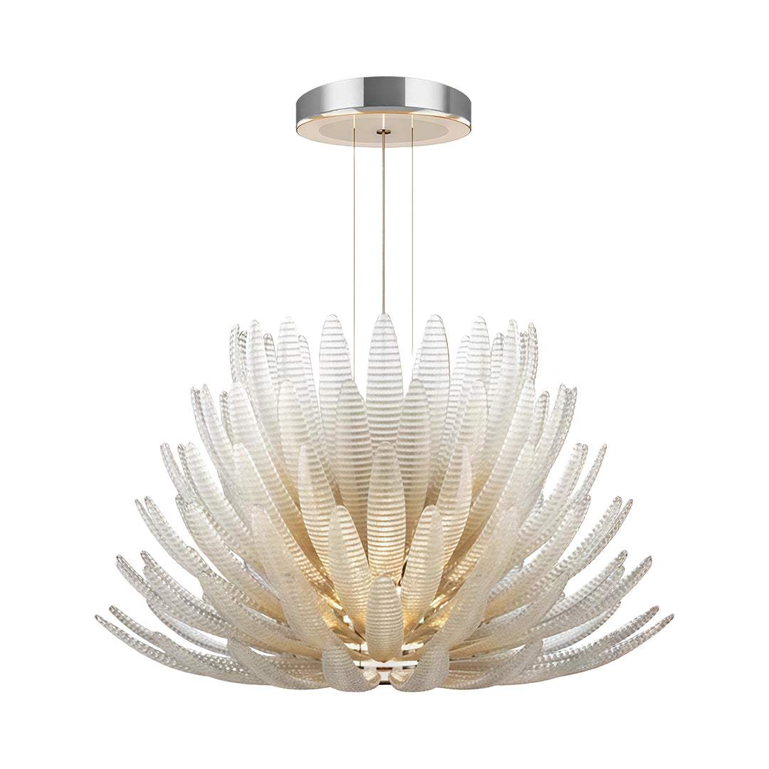 WINTHORPE STAINLESS STEEL CRYSTAL CEILING LANTERN