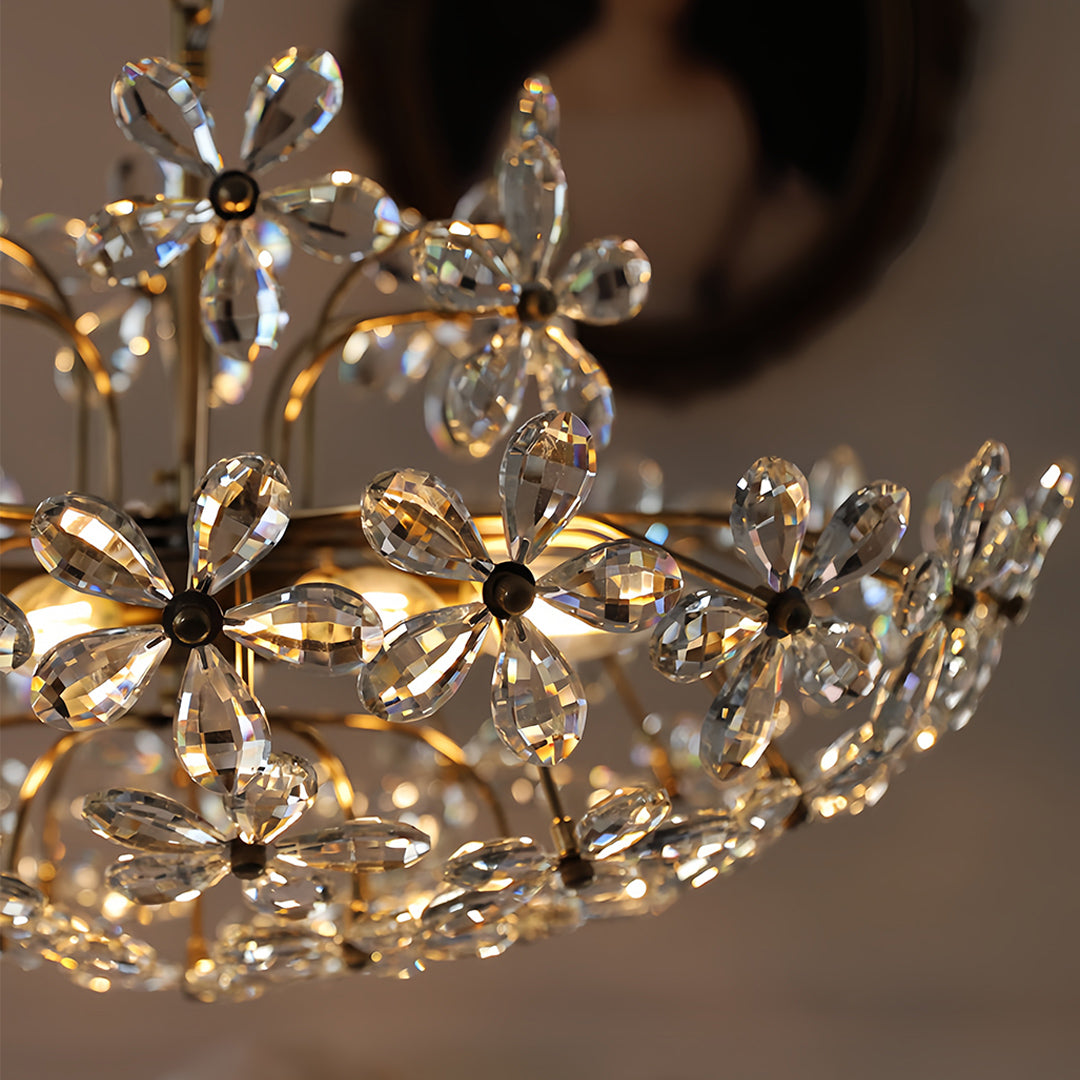 FLORALIS CRYSTAL BLOOM CEILING LANTERN