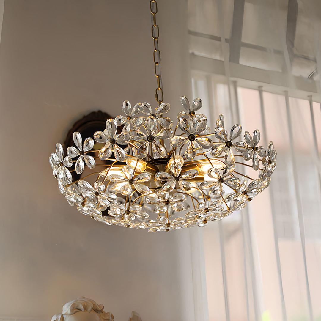 FLORALIS CRYSTAL BLOOM CEILING LANTERN