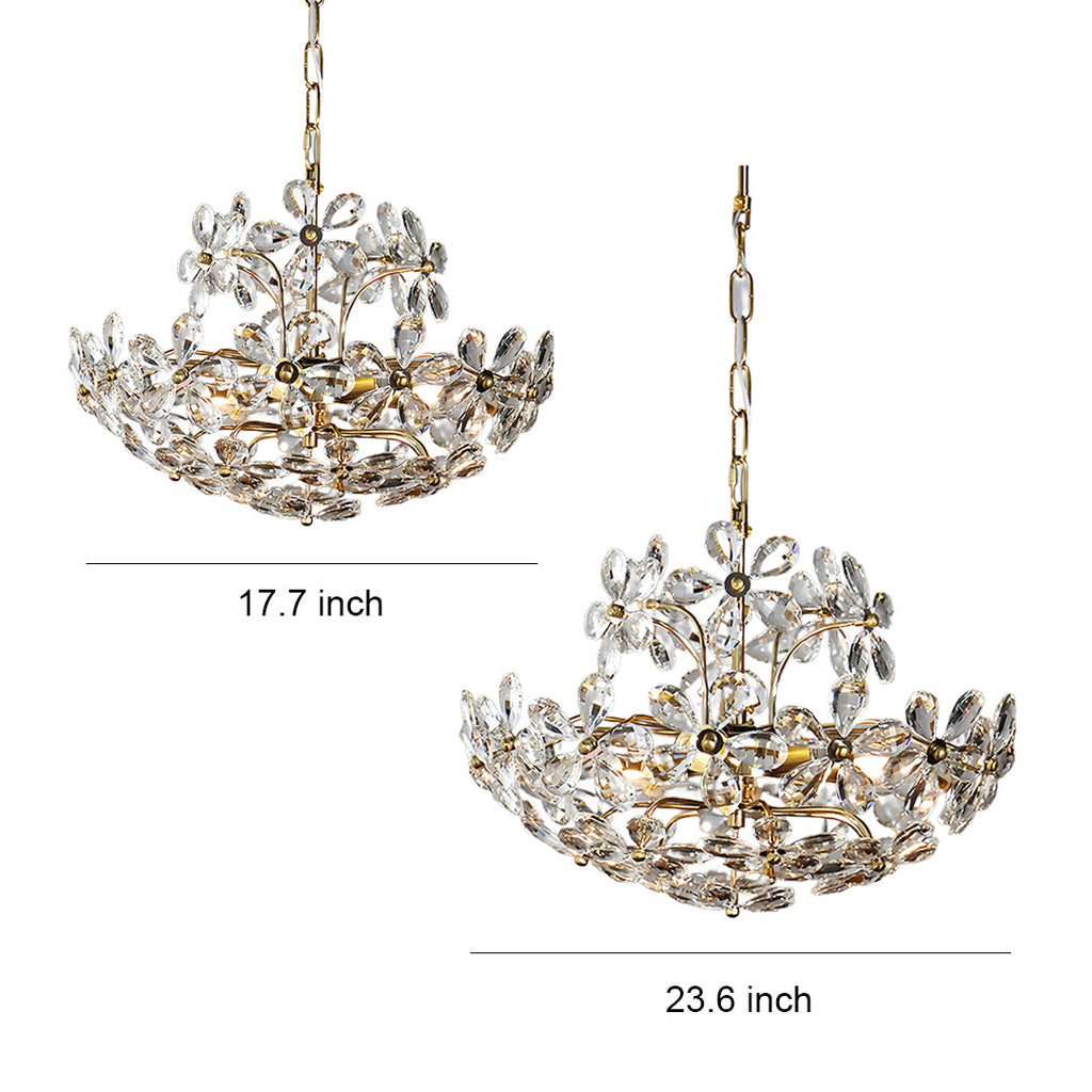 FLORALIS CRYSTAL BLOOM CEILING LANTERN