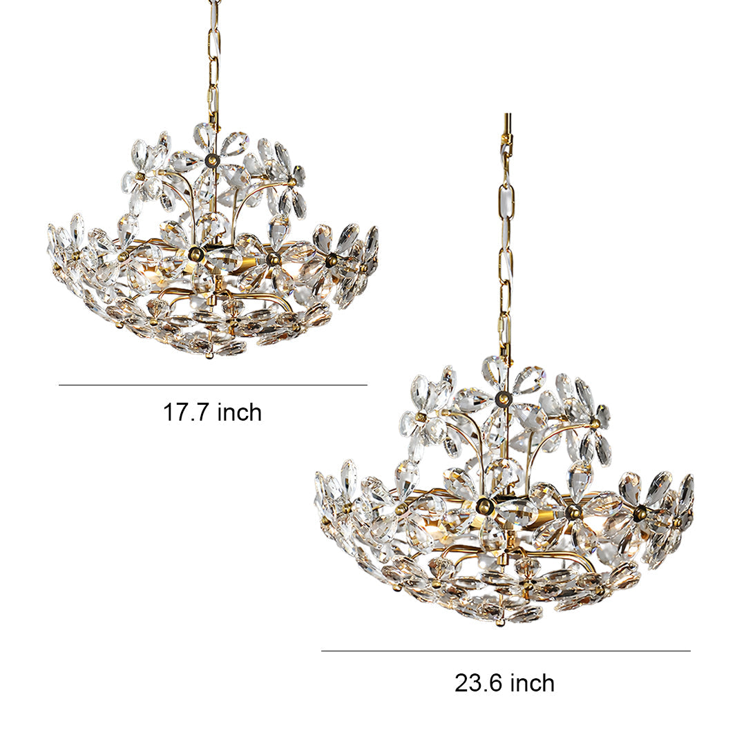 FLORALIS CRYSTAL BLOOM CEILING LANTERN