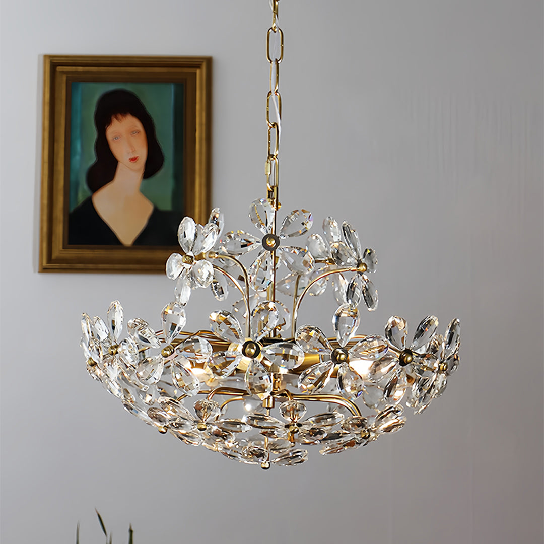 FLORALIS CRYSTAL BLOOM CEILING LANTERN