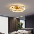 WINTHORPE AURIC CIRCULAR CEILING LAMP WITH CRYSTAL ACCENTS