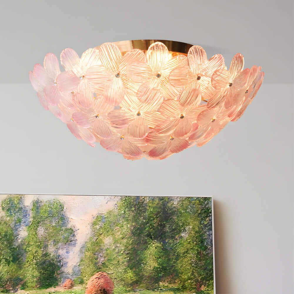 FLORENCE PETAL GLASS CEILING LANTERN