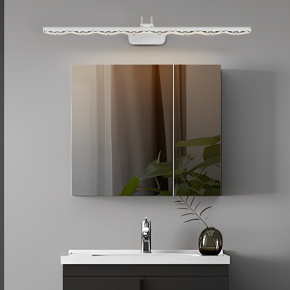 WINDSOR PRISMATIC BATHROOM ILLUMINATOR WITH MULTI-SIDED ACRYLIC GLOW