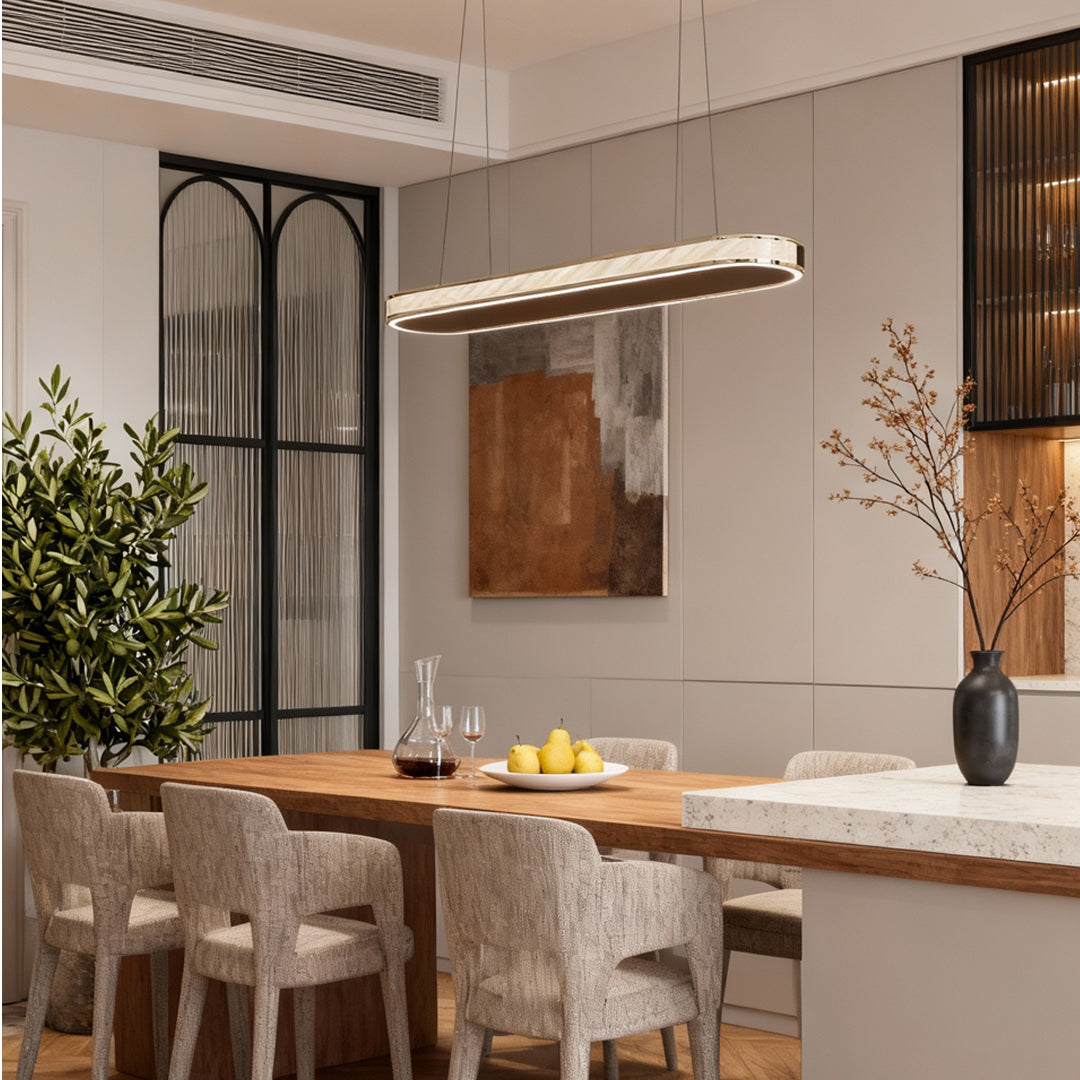 RAVENSHIRE ELLIPTICAL LUXURY SUSPENSION LIGHT