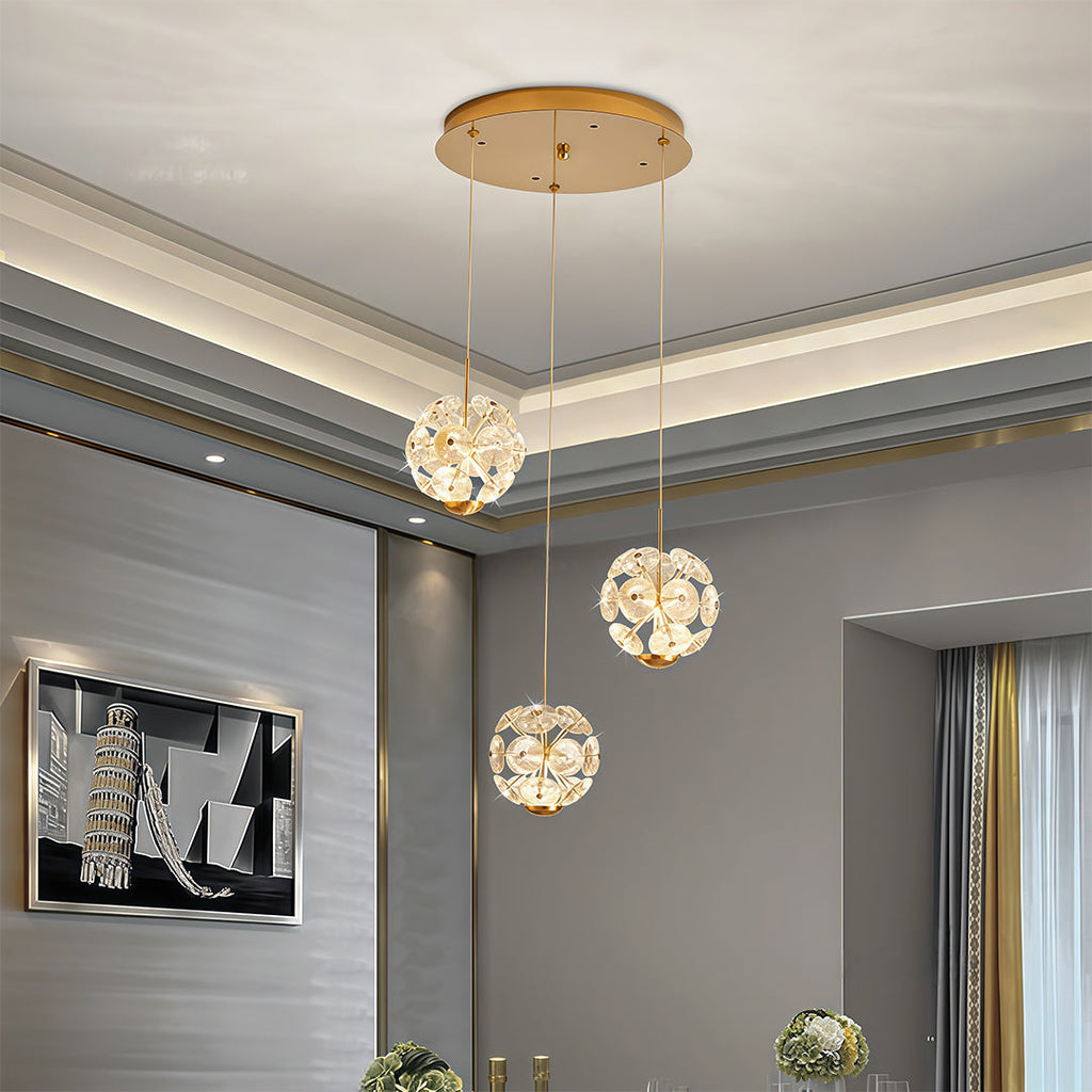 WINDSOR HEIGHTS CRYSTAL SPIRAL LUMINAIRE