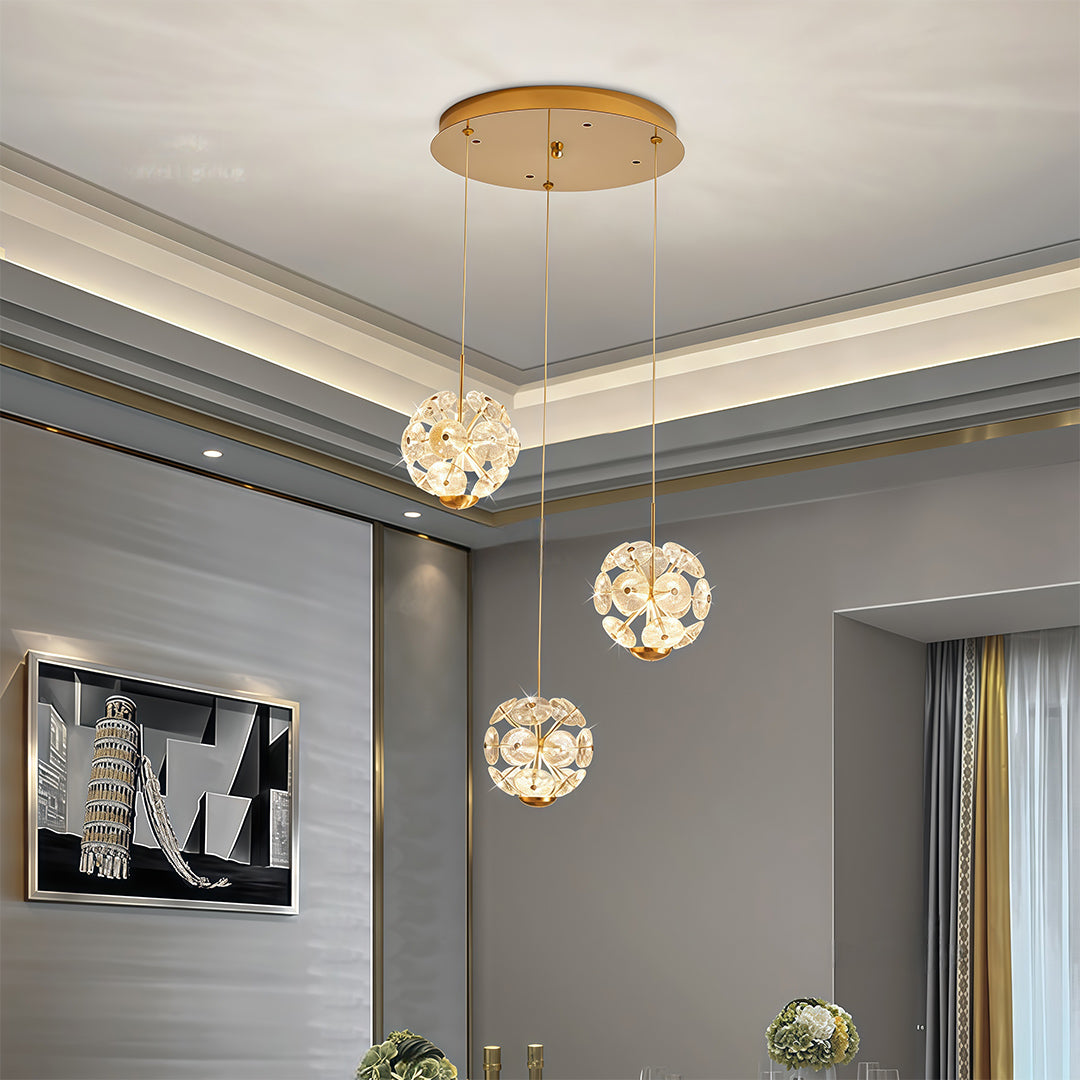 WINDSOR HEIGHTS CRYSTAL SPIRAL LUMINAIRE