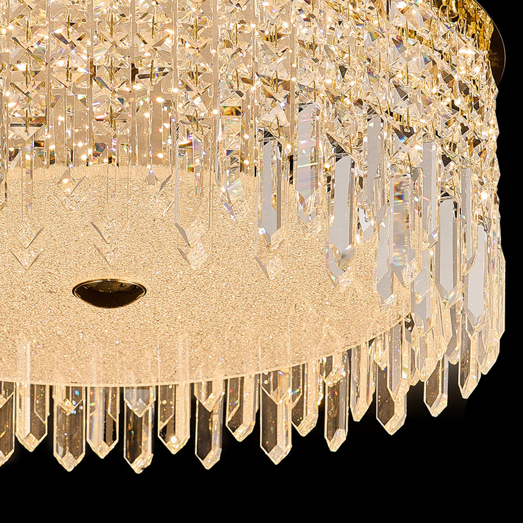 WINTHROP CRYSTAL FLUSH-MOUNTED LIGHT FIXTURE