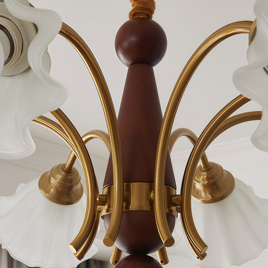 WINTERBOURNE FLORAL GLASS CEILING LANTERN