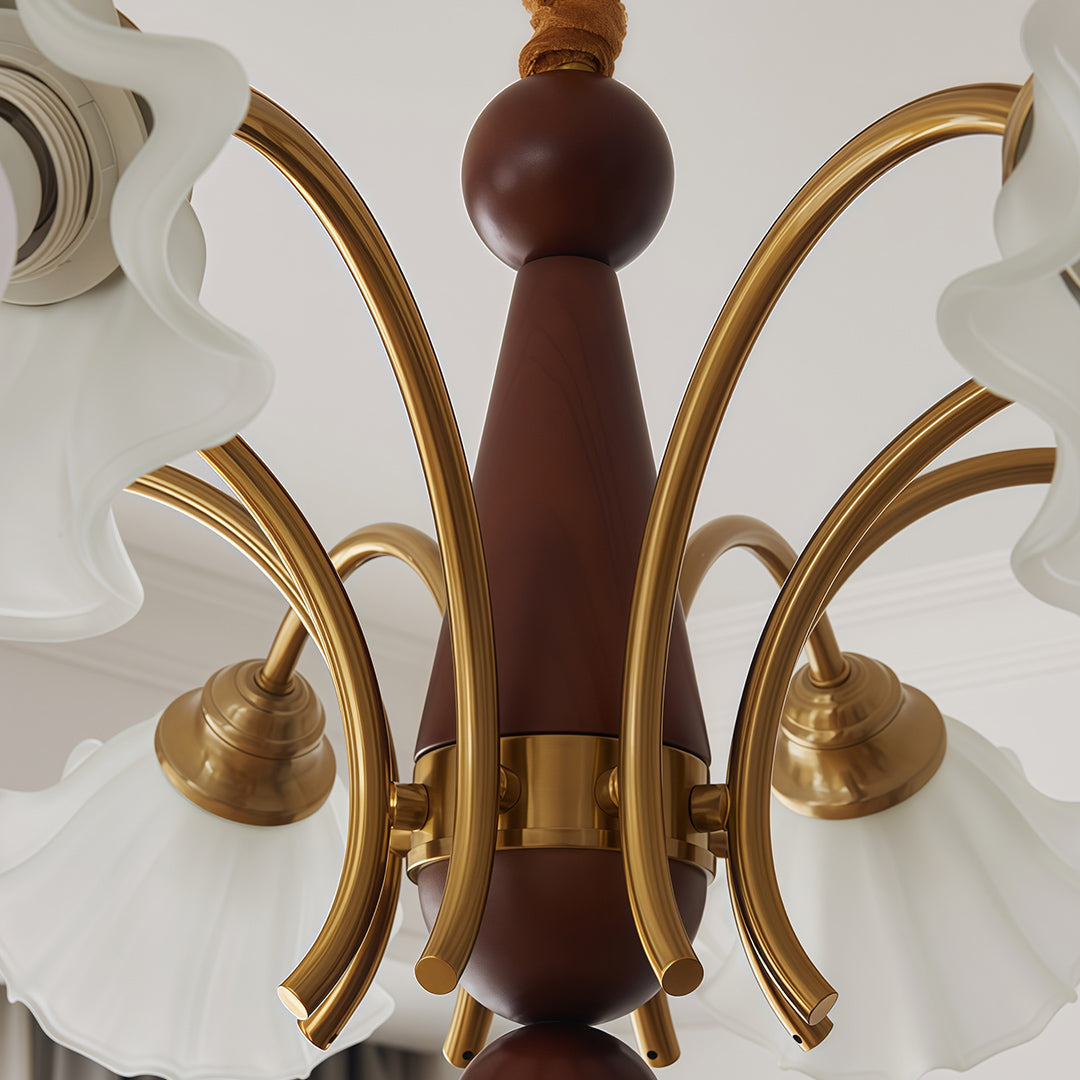 WINTERBOURNE FLORAL GLASS CEILING LANTERN