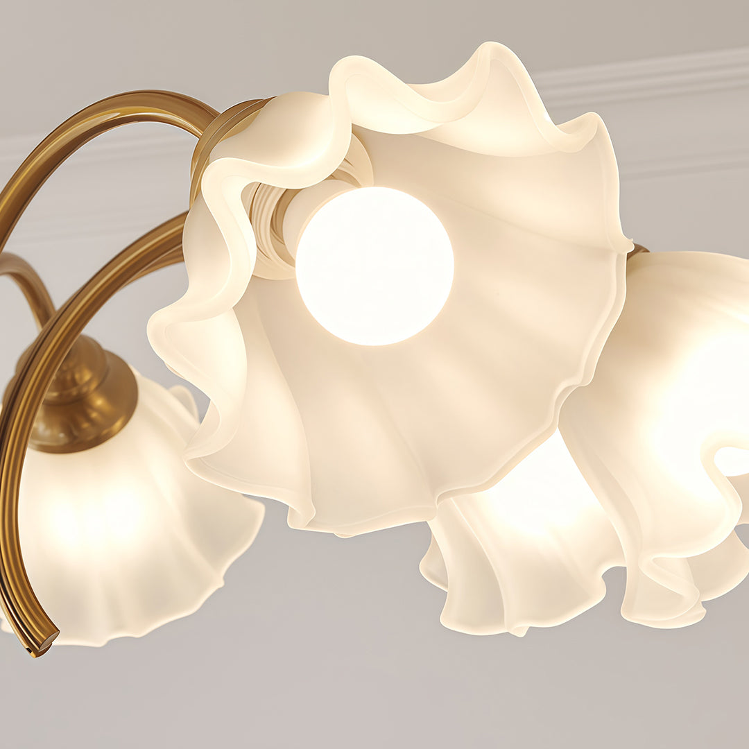 WINTERBOURNE FLORAL GLASS CEILING LANTERN
