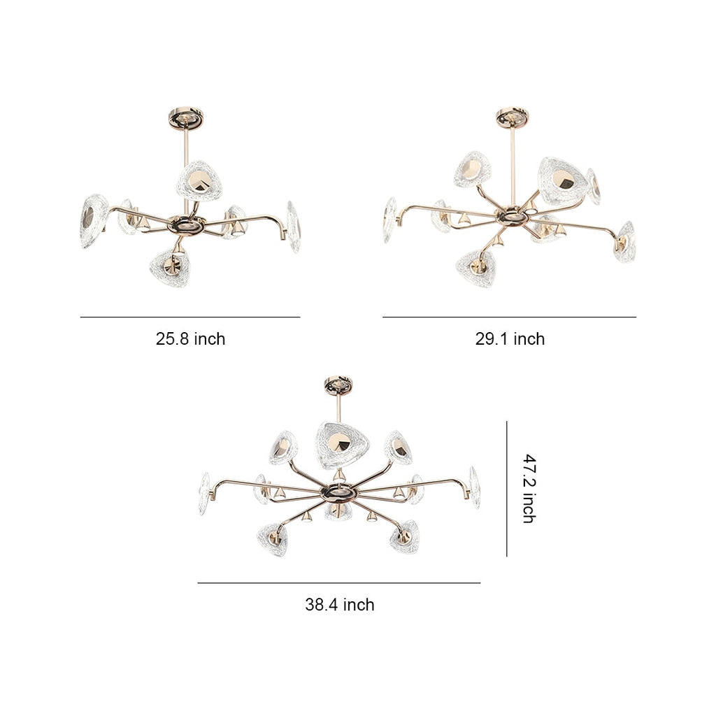 CHARLESTON CRYSTAL GLOBE CEILING LANTERN
