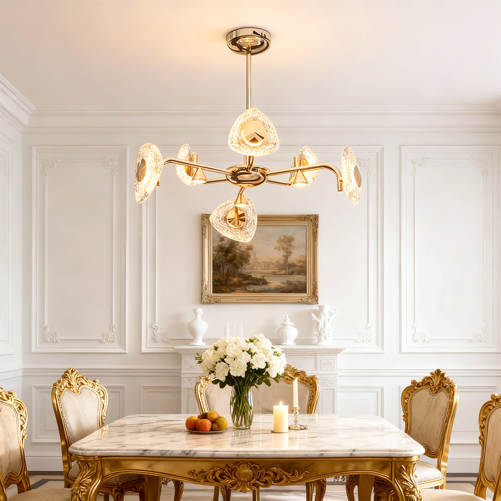 CHARLESTON CRYSTAL GLOBE CEILING LANTERN