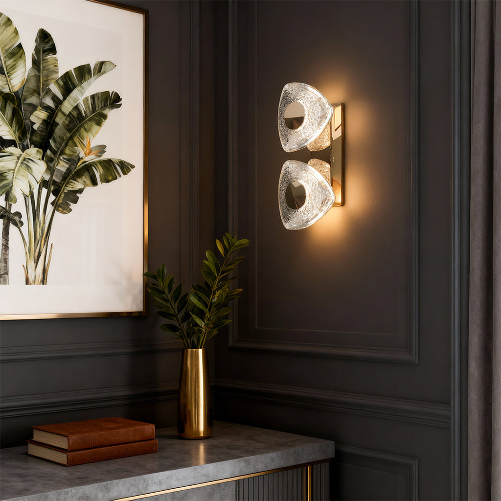 BRAMBLETON CRYSTAL EMBELLISHED WALL LANTERN