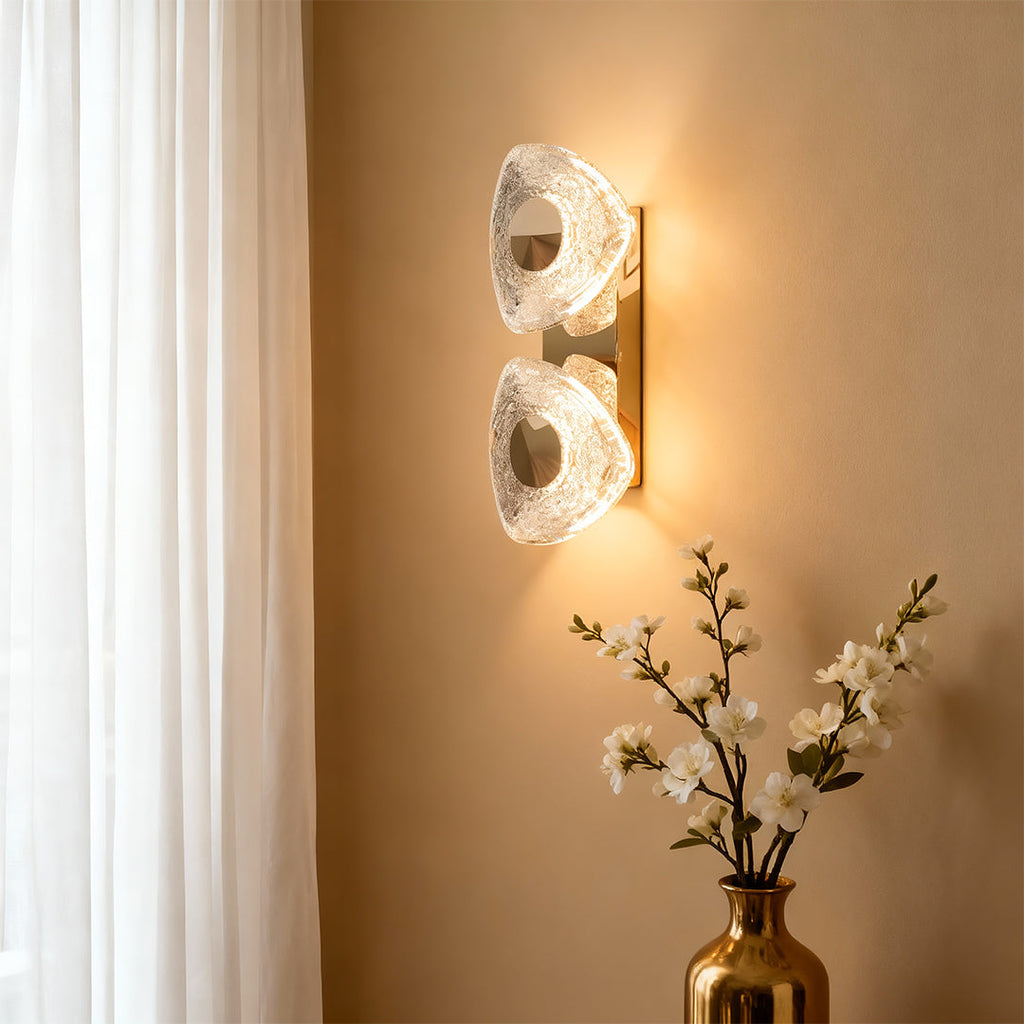 BRAMBLETON CRYSTAL EMBELLISHED WALL LANTERN