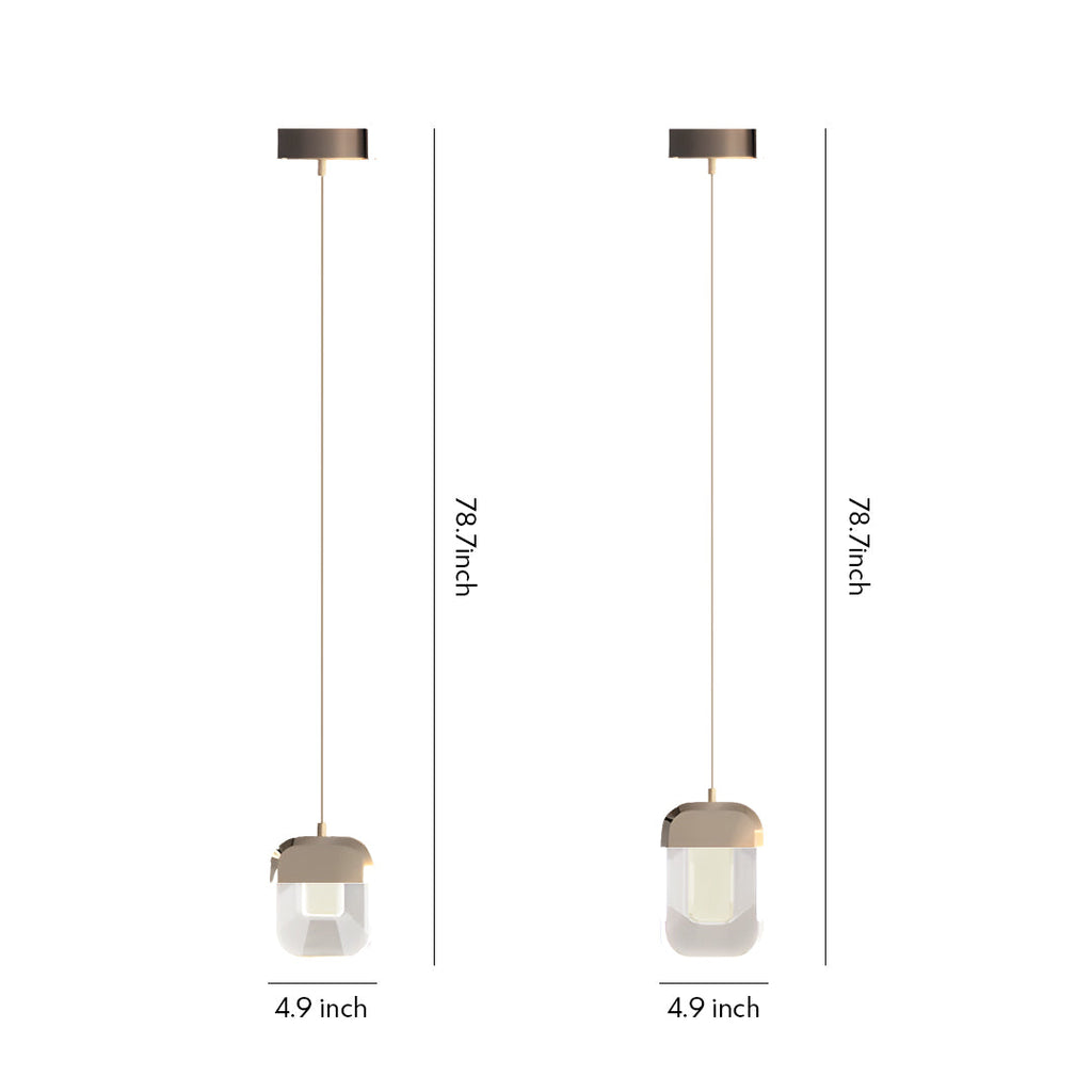WINDSOR CRYSTAL DROPLET ADJUSTABLE PENDANT LIGHTING