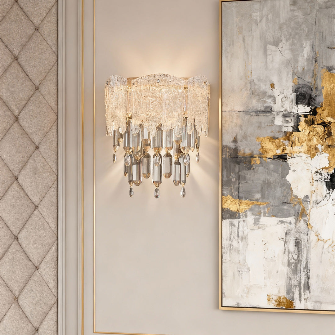 WINDSOR CRYSTAL EMBELLISHED WALL LANTERN