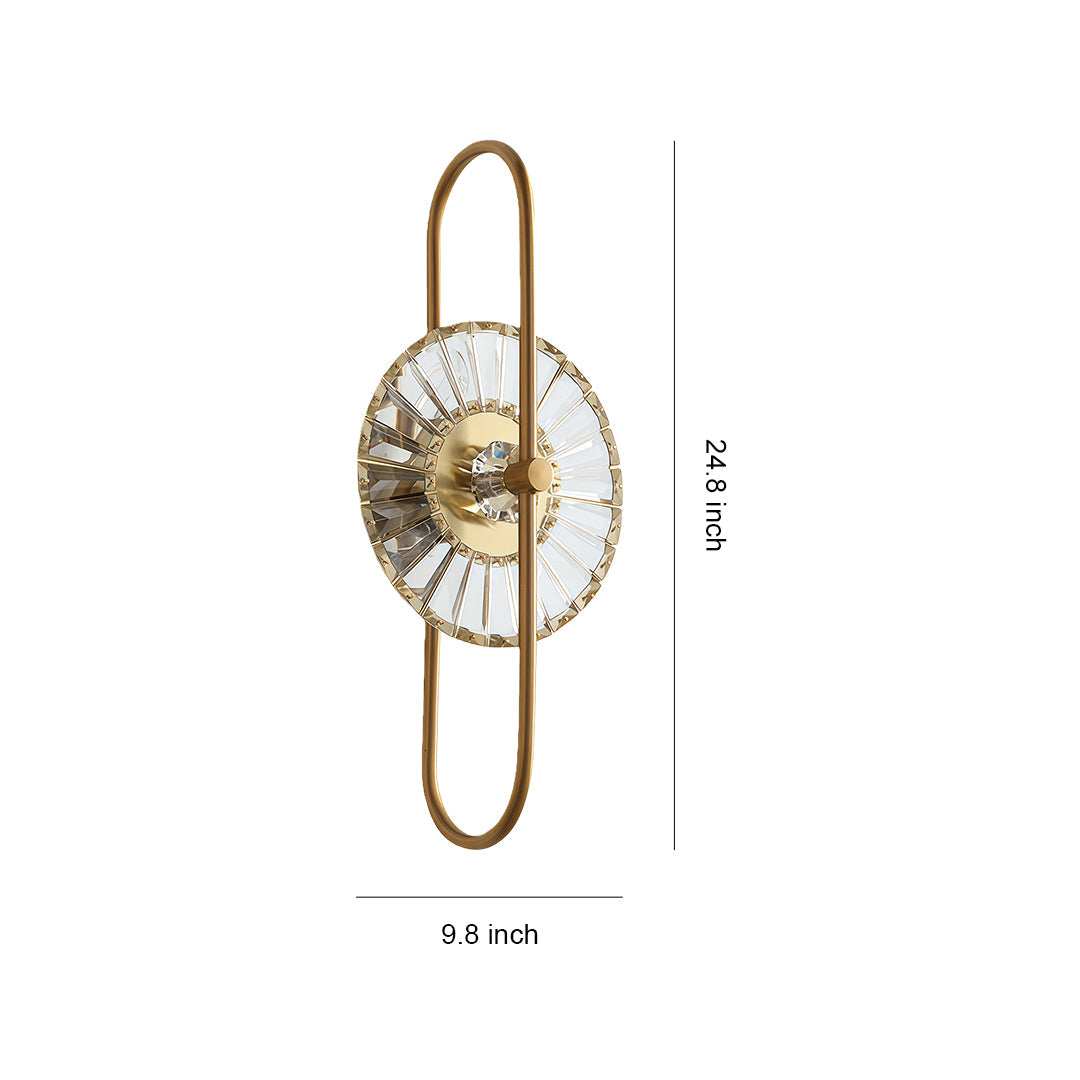 WINTERBORNE CRYSTAL EMBRACE WALL LIGHT
