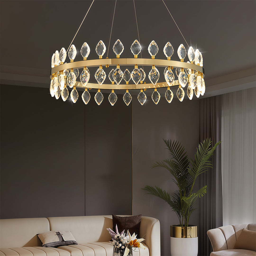 VITTORIA LUMINAIRE DOME CHANDELIER