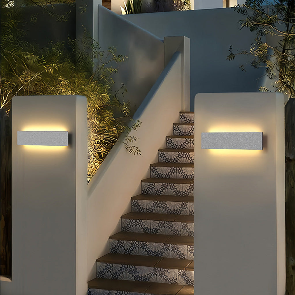 FENWICK CONCRETE OUTDOOR LINEAR SCONCE WITH WATERPROOF DESIGN