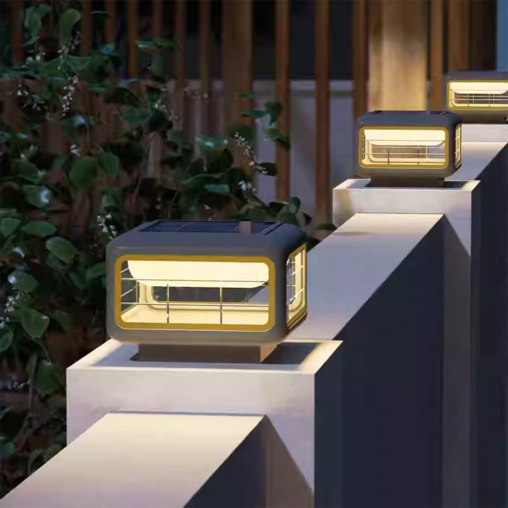 RAVENSCROFT RAINPROOF OUTDOOR COLUMN LANTERN - CONTEMPORARY SIMPLICITY