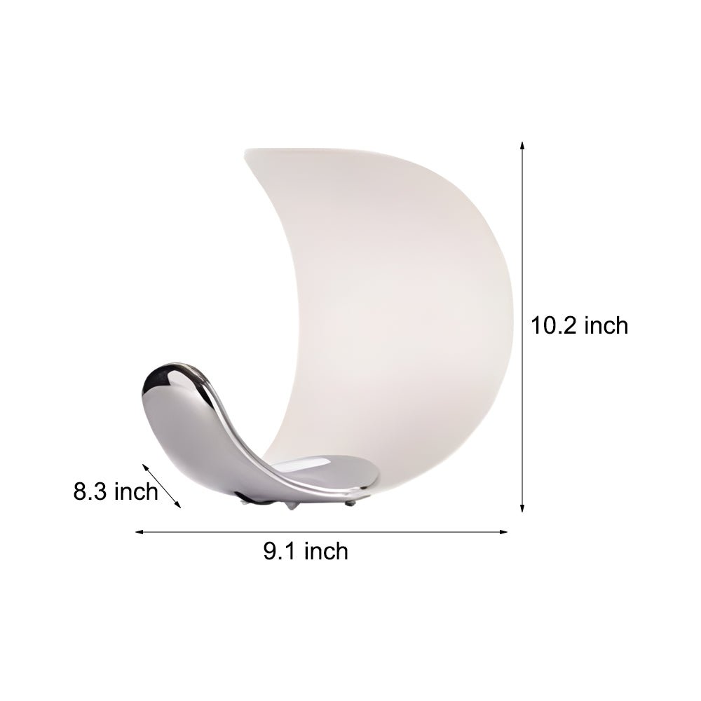 CAMBRIDGE SILVER TWIST TOUCH LAMP
