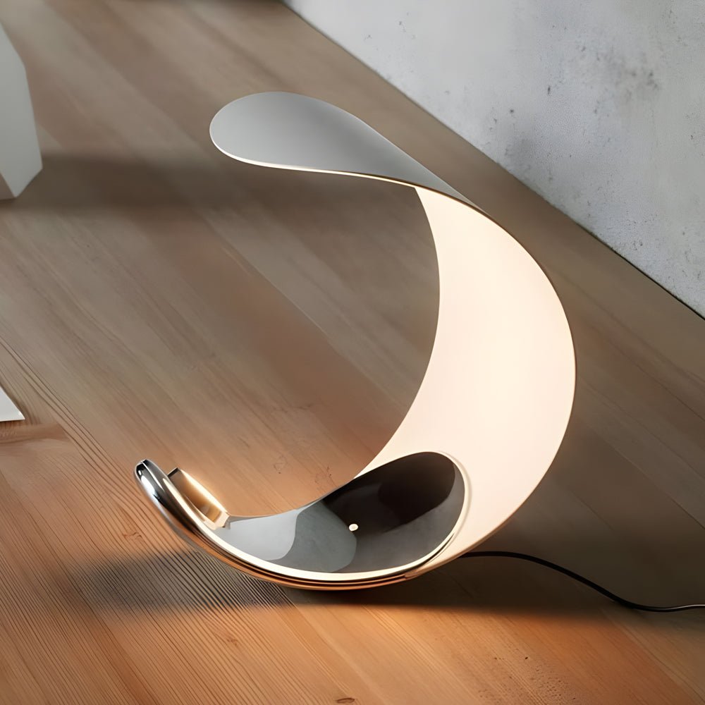 CAMBRIDGE SILVER TWIST TOUCH LAMP