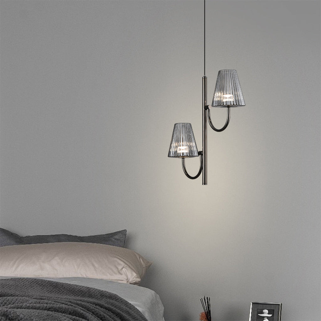 WINTHORPE BLACK METAL LED HANGING LANTERN